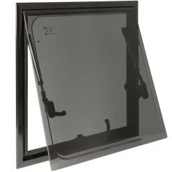 Outlet DWS Camping Rechthoekig klapraam inclusief combihor zwart 500 x 500 mm