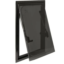 DWS Camping  Rechthoekig klapraam inclusief combihor zwart 350 x 500 mm