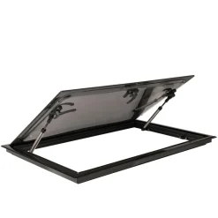 New DWS Camping  Rechthoekig klapraam inclusief combihor zwart  1000 x 500 mm