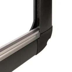 New DWS Camping  Rechthoekig klapraam inclusief combihor zwart  1000 x 500 mm