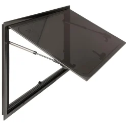 Hot DWS Camping  Rechthoekig klapraam inclusief combihor zwart 500 x 300 mm