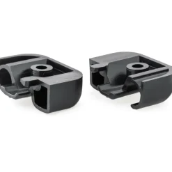 DWS Eindstukken voor scharnierlijst zwart links en  rechts