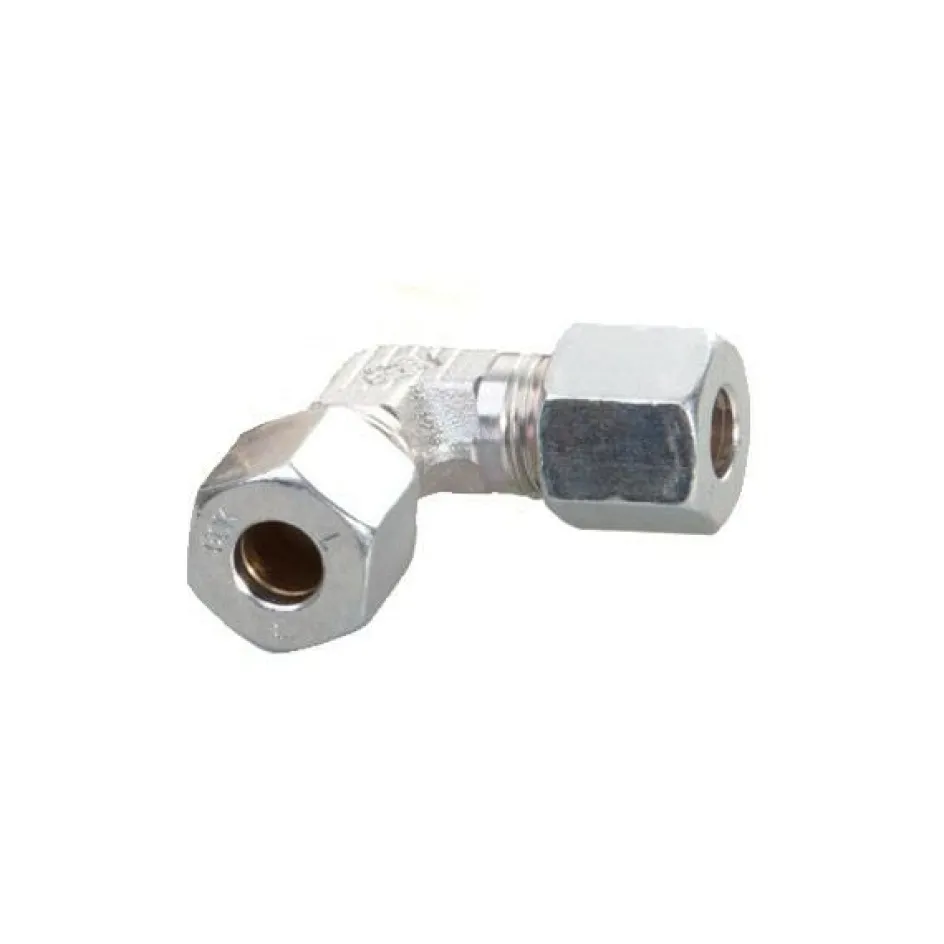 Hot DWS haakse knelkoppeling 10 mm staal