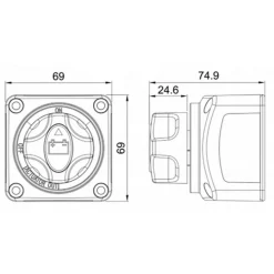 Clearance DWS Hoofdstroomschakelaar 200A