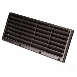 Clearance DWS Koelkast ventilatierooster met muggengaas 365 x 140 mm zwart