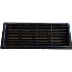 Online DWS Koelkast ventilatierooster 340 x 115 mm zwart