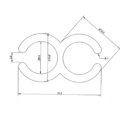 Sale DWS Koppelstrip 250 cm