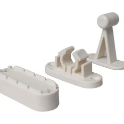 DWS Kunststof deurvanger verend wit