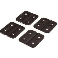 DWS Kunststof scharnieren zwart 4 stuks