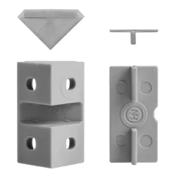 Online DWS Meubelverbinders 4 gaats grijs per 10 stuks