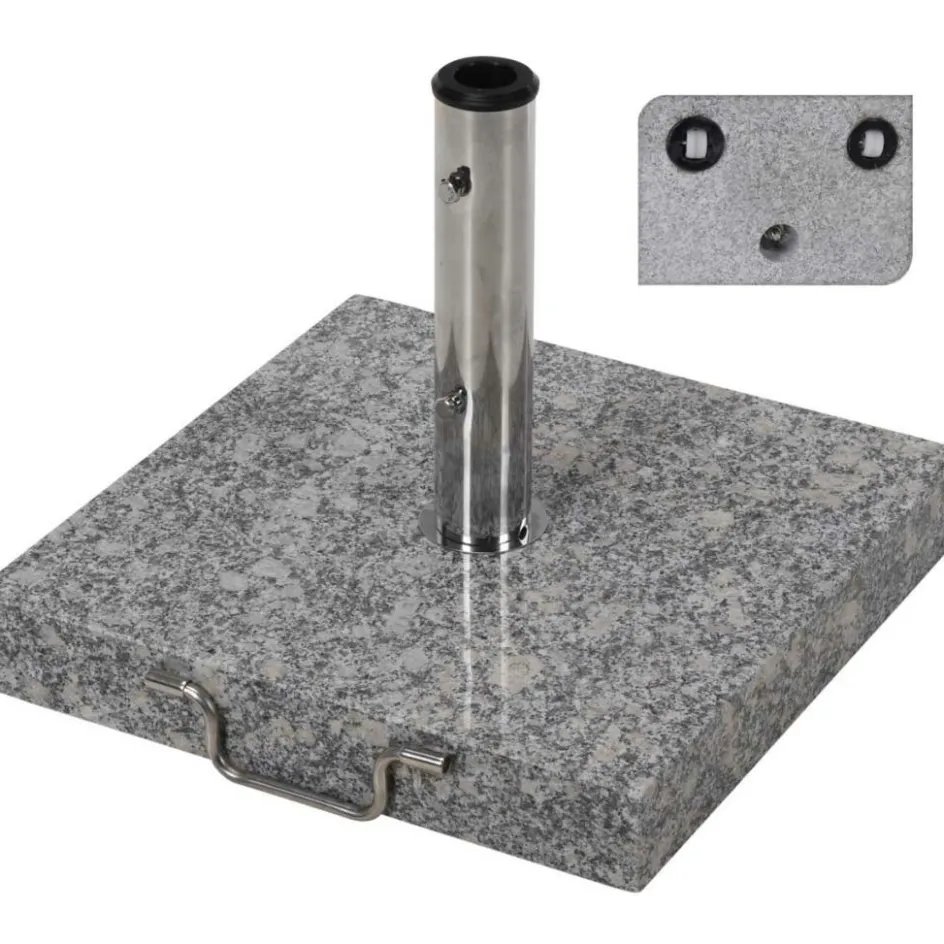 DWS Parasolvoet Graniet donkergrijs