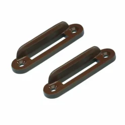 Clearance DWS Schootplaatje bruin per 2 stuks