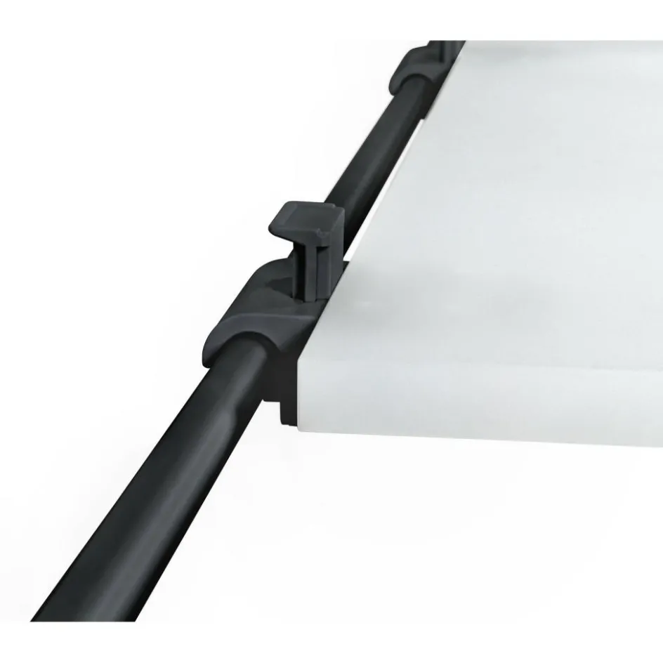 Best DWS Tafelblad ophangrail zwart