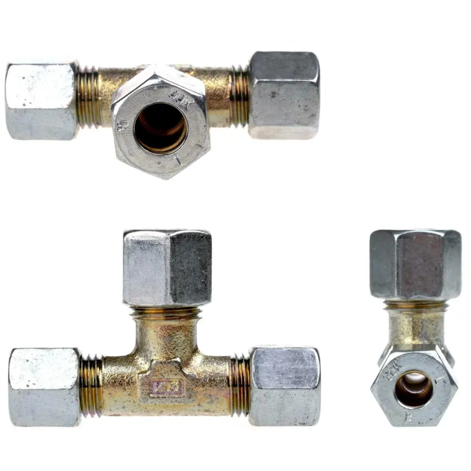 DWS T-stuk knelkoppeling 8 x 10 x 8 mm