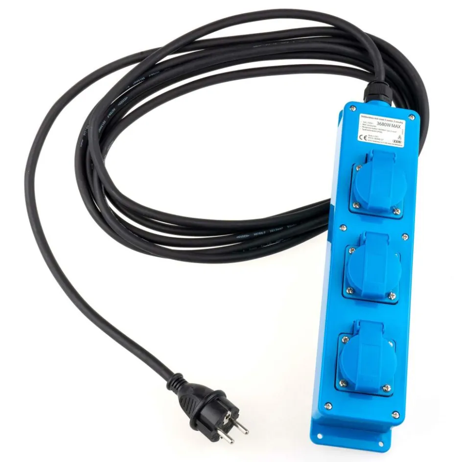 Sale DWS 3-voudige stekkerdoos 5 meter
