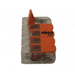 Hot DWS Wago Compact 5-voudige lasklem 0,14 - 4 mm²  per 5 stuks