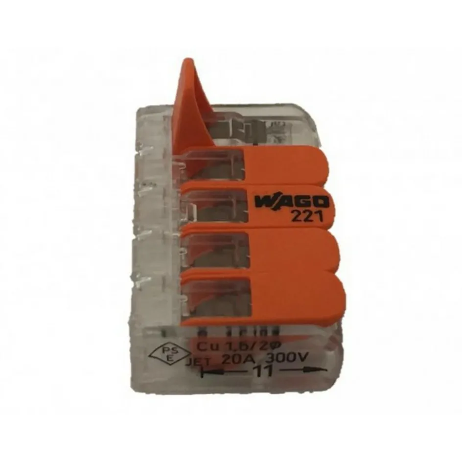 Hot DWS Wago Compact 5-voudige lasklem 0,14 - 4 mm² per 5 stuks