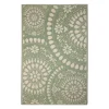 Esschert Design  Bellen buitenkleed 120 x 180 cm green white