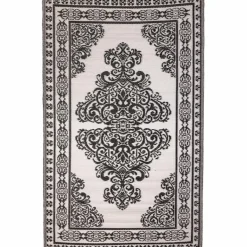 Esschert Design  Perzisch buitenkleed 120 x 190 cm grey