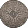 Online Esschert Design  Rond buitenkleed ø 166 cm grey
