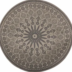 Online Esschert Design  Rond buitenkleed ø 166 cm grey