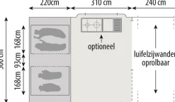 Europa Camper Sunrider XL EPS Deluxe vouwwagen