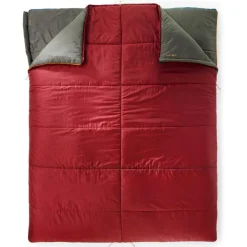 Online Exped Megasleep Duo 2-persoons slaapzak burgundy ocean