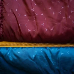 Online Exped Megasleep Duo 2-persoons slaapzak burgundy ocean