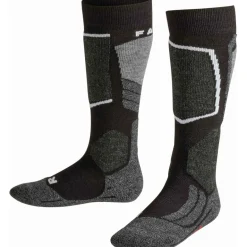 Falke SK2 Intermediate skisokken junior black mix