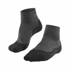 Falke TK2 Short Wool wandelsokken dames smog