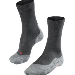 Falke TK5 wandelsokken dames asphalt melange
