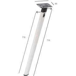 Best Fawo Klaptafelpoot met bovenknik lichtgrijs