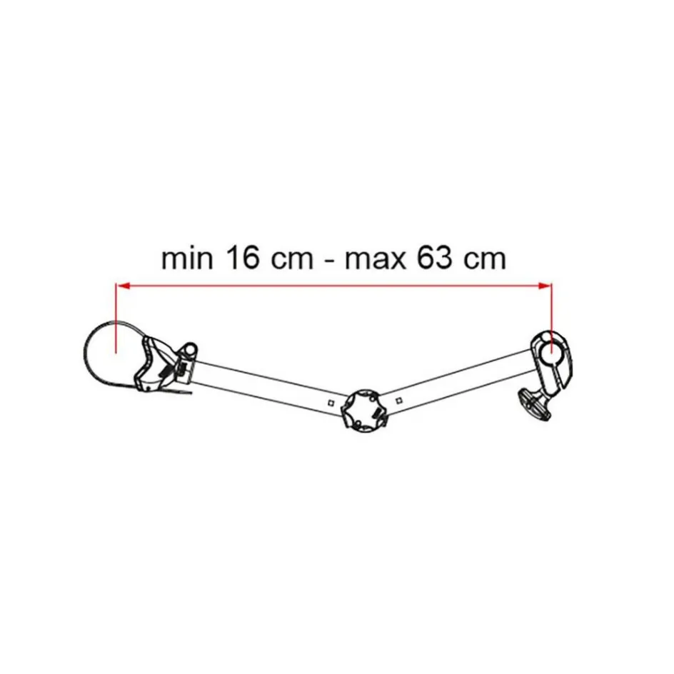 New Fiamma Bike-Block Pro D2 fietsklem black
