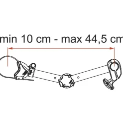 Fiamma Bike-Block Pro S D1 fietsklem deep black