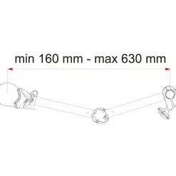 Fiamma Bike-Block Pro S D2 fietsklem aluminium