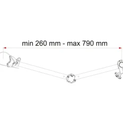 Outlet Fiamma Bike-Block Pro S D3 fietsklem aluminium