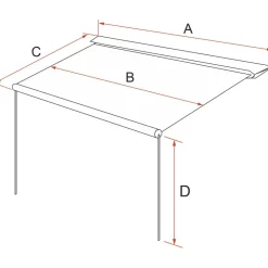 Fiamma CaravanStore 190 zakluifel - Royal Grey