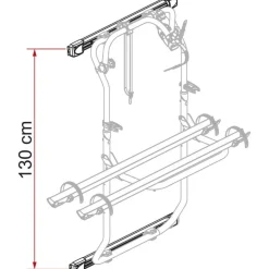 Online Fiamma Carry-Bike DJ fietsendrager bevestigingsset voor Ducato vanaf 2006 aluminium