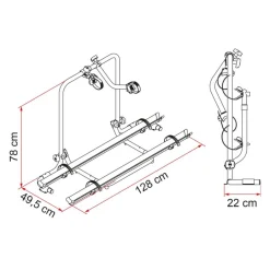 Fiamma Carry-Bike Garage Plus fietsendrager