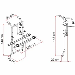 Online Fiamma Carry-Bike Vivaro Trafic Talento fietsendrager
