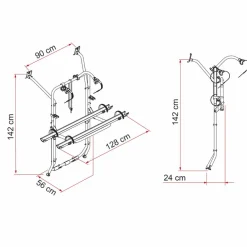 Fiamma Carry-Bike Volkswagen T6 fietsendrager aluminium