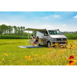 Fiamma F45 S 375 cassetteluifel deep black - Royal Grey