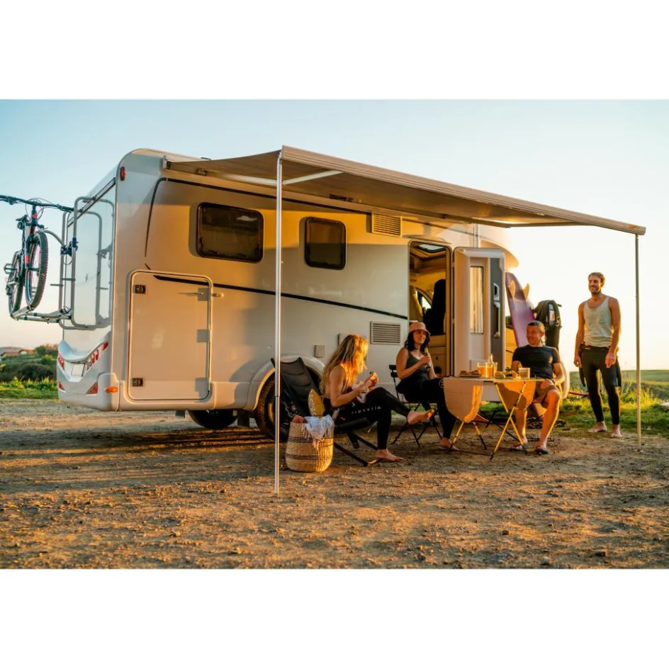 Fiamma F45 S 375 cassetteluifel polar white - Royal Grey