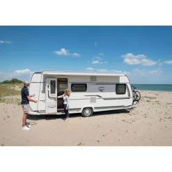 Fiamma F80s 340 cassetteluifel polar white - Royal Grey V25