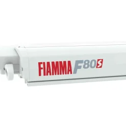 Outlet Fiamma F80s 400 cassetteluifel polar white - royal grey