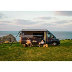 Fiamma F80s 340 cassetteluifel deep black - Royal Grey  V25