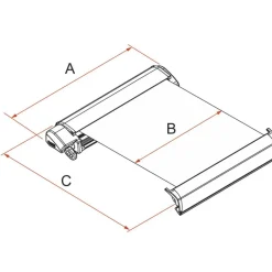 Best Fiamma F80s Ducato 400 cassetteluifel deep black - Royal  Grey