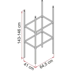 New Fiamma Garage System Standard opbergsysteem