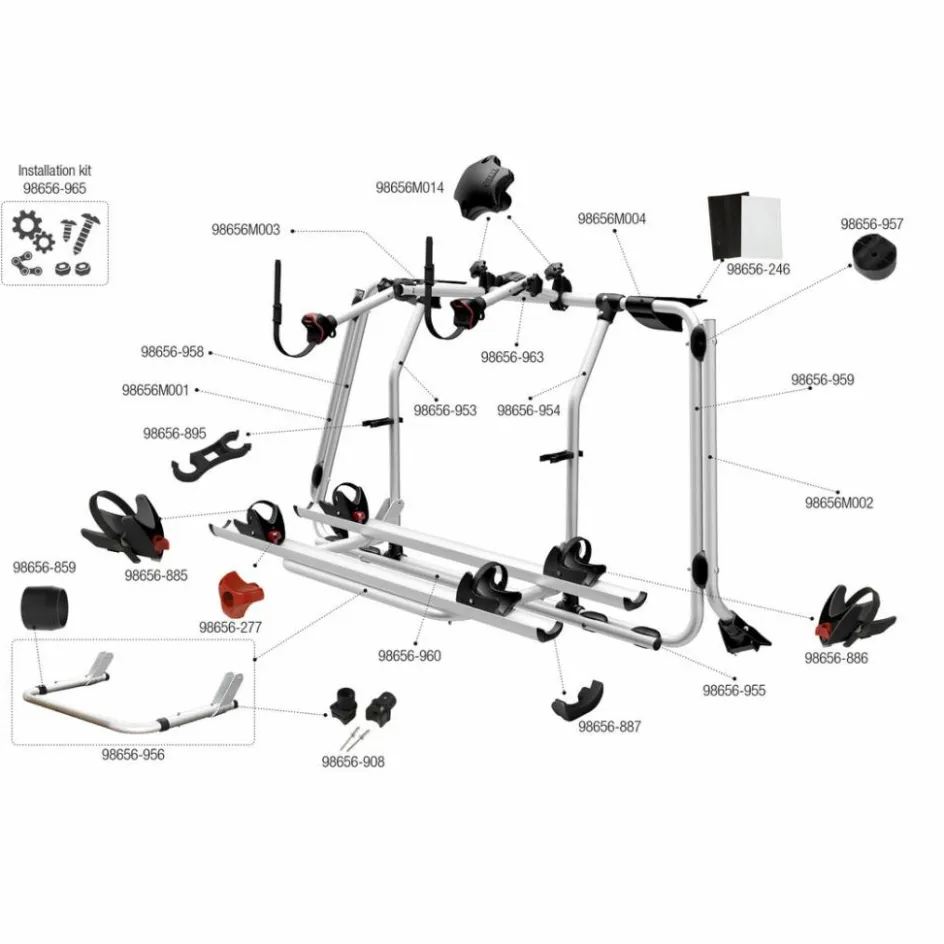 Fiamma Kit antiscratch protection Carry-Bike