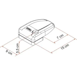 Online Fiamma Safe Door veiligheidsslot wit